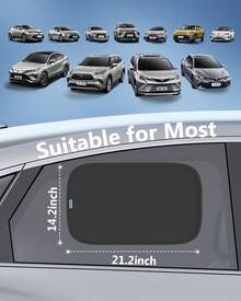 Nuova rete parasole anti-calore per finestrini auto con motivo a leone della foresta dei cartoni animati | Isolamento termico e riduzione della temperatura | Rete parasole con tasso di blocco UV del 99% | Dimensioni L 59*48 cm (forma naturale) | Set da 2 pezzi | Tessuto Oxford ad alta densità | Resistente al sole e durevole | Design a rete ventilata (nessuna perdita di vista)