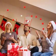 2pcs Christmas Headband Basketball Hoop, Adjustable Basketball Net Headband, Funny Gift For Family, Friends, Christmas Holiday, Birthday, Carnival Party Activities