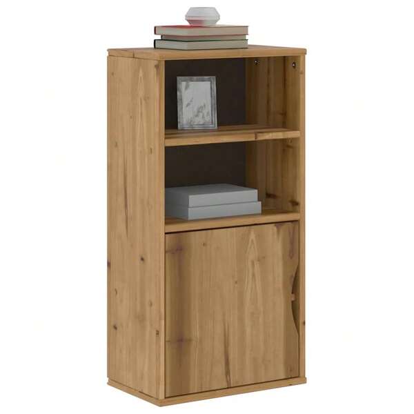 Küchenmöbel Seitenschrank ODDA 40x24x79 cm aus massivem Kiefernholz moderner Sideboard Vielfältige Verwendungsmöglichkeiten, Esszimmer/Küche