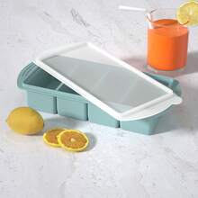 Khay đông lạnh silicon 4 cốc có nắp - Khuôn làm đá viên bằng silicon - Khay làm đá viên lớn, hộp đựng bằng silicon dùng để đông lạnh và bảo quản súp, nước sốt, nước dùng, thức ăn thừa. - nhiều - Xem 12