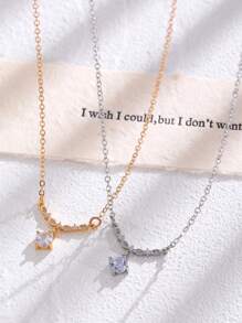 1pc Fashionable Minimalist Embellished Choker Necklace For Women, Versatile Elegant Style Suitable For Daily Wear, Commute, Social Events, Party, Valentine's Day, Mother's Day Gift