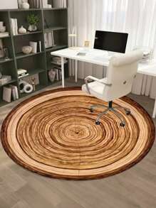 1 buc. Covor vintage cu aspect de lemn artificial (material de catifea, model imprimat), covoraș decorativ lavabil, potrivit pentru sufragerie, dormitor, decor pentru casă, primăvară/vară, Ziua Mamei, cadou de absolvire, covor pentru sufragerie, covor decorativ, decor pentru dormitor, covor mic, covor, decor pentru casă, covor pentru sufragerie