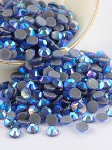 SS6 2mm Multi Color Glass Hotfix Rhinestones 1440pcs Round Shape Crystal Strass Flat Back Hotfix Rhinestone For Clothes Garment Decoration