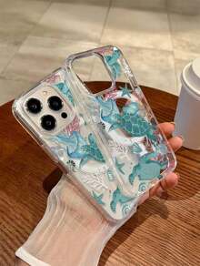 Marine Green Sea Turtle Magnetic Phone Case Full Body MagSafe Charging Support Protection Anti-Scratch Non-Yellowing Transparent Smartphone Cover Gift For Galaxy S24/S24 Plus/S24 UlTRA/Galaxy S23/S23 +/S22 Ect ,Apple Phone 11/11 Pro/11 Pro Max 12/12 Pro/12 Pro Max/13/13 Pro/13 Pro Max/14/14 Plus/14 Pro/14 Pro Max/15/15 Plus/15 Pro/15 Pro Max/16/16 Pro/16 Plus/16 Pro Max/X/XS/XSMax/TPU Material Protective Case,Cartoon 2-In-1 Magnetic Phone Protective, The Best Birthday Gift For Your Friends And Family, Suitable For Both Men And Women - Clear - View 4