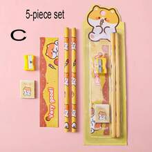 1个简约黑色蝴蝶结白色铅笔袋，手账夹办公室账单学生试卷文件夹长尾夹，高颜值可爱女生化妆包大容量文具收纳袋，返校，学校用品，铅笔盒，铅笔袋，书包