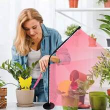 Indoor Plant Grow Light, Four Head Full Spectrum LED Grow Light With Timing Function, Pink Red Light Spectrum, Suitable For Indoor Plant Growth