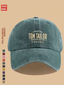 1 Mũ bóng chày Polyester cho nam - Họa tiết "Tom Tailor", Phong cách thể thao hiện đại, Mũ lưỡi trai đen, Thoáng khí & Thoải mái, Màu trơn Tối giản, Vành cong cổ điển, Mũ lưỡi trai mềm mại cho bố, Kích thước có thể điều chỉnh, Mũ trượt ván thường ngày cho cặp đôi trẻ trung, thích hợp cho các hoạt động giải trí ngoài trời, thể thao, đi bộ đường dài, Chiếc mũ lý tưởng cho các ông bố, bà mẹ, tiệc tùng bạn bè - A - Xem 18