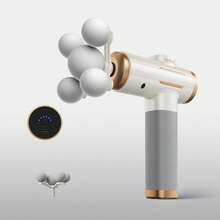 High-Power Muscle Relaxer, Massage Gun, Deep Tissue Back Massage For Athletes For Pain Relief, Percussion Massager With 10 Massages Heads & Silent Brushless Motor, Gifts For Fathers Day,Hot Fashion - Solid Color - View 14