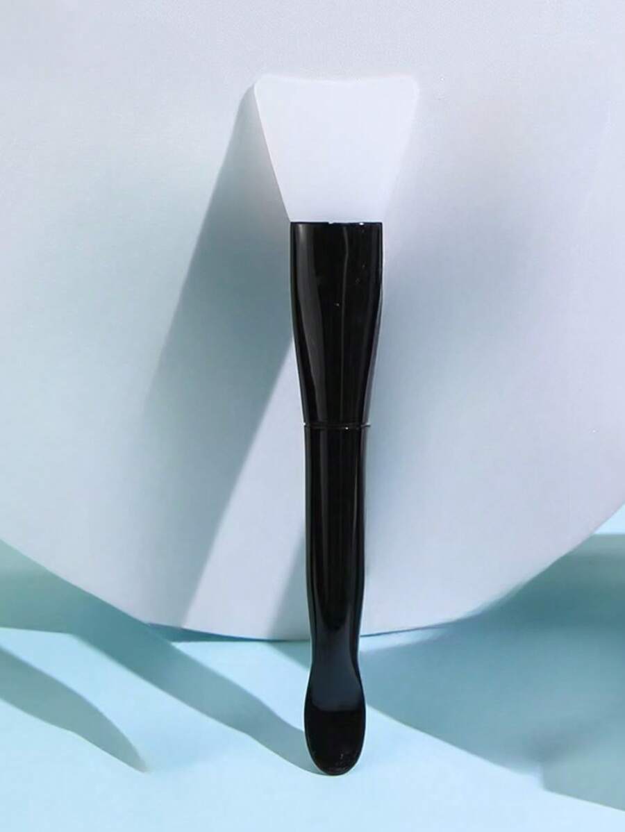 1pc Silicone Spatula Face Mask Brush With Attached Scoop