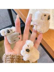 1 件/2 件/5 件套装 可爱迷你 3D 考拉发夹、毛茸茸的兔子爪夹、卡通毛茸茸的发夹、侧爪、发饰、家居装饰、适合日常佩戴、家居装饰、节日礼物、派对礼品、生日礼物、返校和毕业季