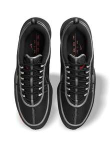 Nike Air Zoom Spiridon SP 男式跑步鞋黑色运动红反光细节全 Zoom Air 缓震 HF9117-002 - 黑色 - 查看 4