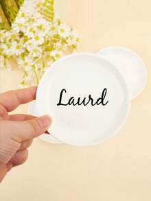 LICVIC 1/2/5pcs Personalized Name Ring Plate, Custom Jewelry Box, Customized Engagement Gift, Customizable Wedding Anniversary Ring Plate, Newlywed Gift, Proposal Gift, Bridal Shower Gift, Anniversary Gift, Personalized Ring Plate, Fashionable Autumn - Style a - View 4