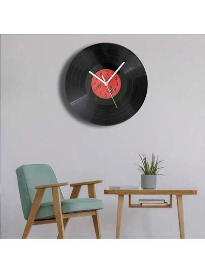 Simulation Vinyl Record Retro Creative Klok Luxe Wand Cafe Bar ation Tafel Mute Sideboard ations Ornaments Art Desktop Painting High Sense Niche Living Room Painting.,Home ,Room Birthday Graduation Bedroom Dormitory Back To School Surprise Supplies view 8