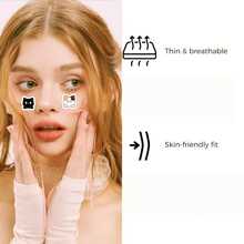 260/390/450片新款猫咪祛痘贴，遮盖瑕疵和痘印，化妆必备，开学必备化妆品 - 彩色 - 查看 6