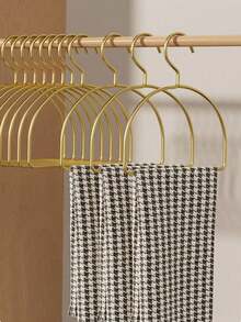 1件/2件/5件/10件北欧风格金色金属围巾/领带/披肩衣架 - 金色 - 查看 1