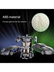 Nuevo juguete robot transformable de 4 en 1 para 2025 - Coche creativo e interesante que se transforma a modo robot, competencia de batalla, interacción de entretenimiento, regalo de cumpleaños, regalo de Pascua, regalo festivo, regalo perfecto - Multicolor - Ver 8