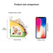 1pc Tear-Resistant Cloth Book For Kids, Infant Toy With Matching Pictures And Reusable Stickers, Educational And Cognitive Fabric Material For Washing And Biting