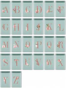 6 Grids Pills Organizer Travel Mini Pill Box For Tablet Moisture-Proof Medicine And Vitamins Container Dispenser Organizer Travel Home Camping Outdoor Hiking Hunting Medicines Fashion 26 Initial Letter Pill Case Pills Container First Aid Kit Medical Bag Travel Accessories Dorm Essentials, Portable Accessories Storage - Pink - View 8