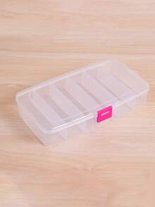 1pc Kids Hair Accessories Storage Box, Transparent Jewelry Box With Cover, Multi-Functional Hair Tie Hairclip Hairpin Scrunchie Hair Accessories Organizer - Multicolor - View 10