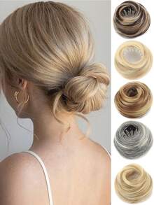 Kẹp tóc búi ma thuật thanh lịch dành cho nữ 4 inch, phụ kiện kẹp tóc tổng hợp, búi tóc bằng sợi chịu nhiệt cao dành cho nữ - Nhiều màu - Xem 3