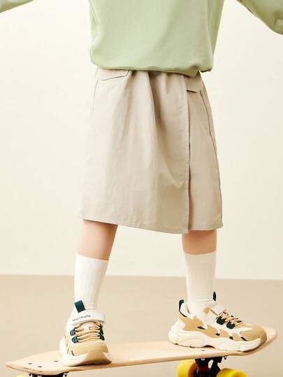 mini bala Girls Outdoor Cargo Skirt 2025 Fall Mom & Daughter Matching