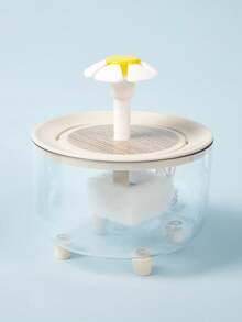 PETSIN 1500ml/1,5 litros/0,4 Galão Transparente Fonte de Água para Animais de Estimação, Fonte de Água Autossuficiente para Gatos, Fonte de Água para Gatos com Cabo de Alimentação USB para Uso Interno