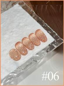 MISS SHAKA 10ml Summer Autumn Nails Halloween Nails Hot Selling Dopamine White Blue Pink Red Burst Broken Diamond Gel Nail Polish Gel 2025 New Style Super Flash Reflective Broken Diamond Nail Salon Nail Art Nail Supplies