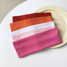 1pc Elastic Solid Color Yoga Sports Headband, Unisex, Casual Daily Home Accessories, Hair Washing Head Band Hair Accessories Fashion Head Wrap, School Stuff, College, Headbands