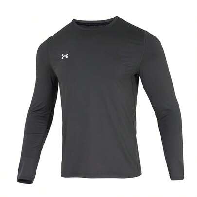 Under Armour Men's Training Top, Fitness Wear, Sports Knit Long Sleeve T-Shirt, Casual Daily Wear, Size Runs Small