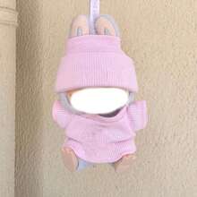 1 件马卡龙毛绒玩具服装套装，包括 T 恤和帽子 - 彩色 - 查看 7