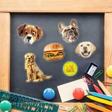 Custom Pet Fridge Magnet - Personalized Dog Or Cat Face Refrigerator Magnet, Kitchen Decor, Pet Lover Gift, Unique Home Decoration, Best Gift For Kids