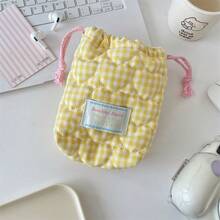 1个可爱绗缝相机包，CCD收纳包，相机包，柔软材质，防摔防尘，小巧便携，适合存放黑卡相机，简约便携，防摔防刮，多用途户外使用，相机配件旅行必备，邮轮必备，宿舍必备，生日礼物，伴娘礼物，母亲节礼物，教师节礼物，情人节礼物