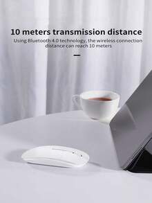 Wireless Bluetooth Mouse For Laptop / Mac Book / IPad, Compatible With IPhone (IOS13.1.2 And Later), Noiseless Mini Mouse Compatible With Android/ Windows/Linux