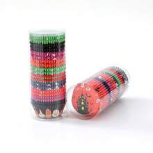 LIFETALK Halloween Cupcake Liners Paper Muffin Baking Cups - Multicolor - View 5