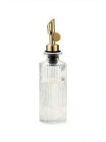 1 个 6.5 盎司（200 毫升）小型玻璃橄榄油分配瓶，带银色金属喷嘴的简易咖啡糖浆瓶，适用于厨房油醋瓶 - 多色 - 查看 11