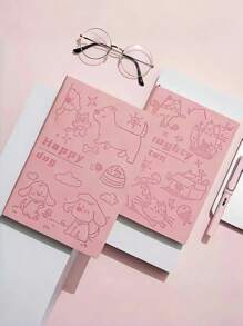 Sanrio 1 Peça Caderno de Couro B6 Sanrio, Bloco de Anotações Colorido e Fofo B6 de Desenho Animado, Diário de Estudante, Presente de Volta às Aulas para Crianças