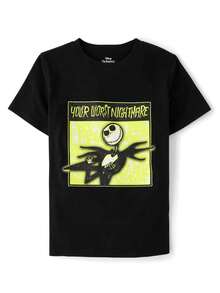 The Children's PLACE Boys Nightmare Before Christmas™ Graphic Tee - màu đen - Xem 1