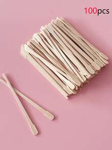 300/200/100/50/20pcs Disposable Waxing Sticks, Beauty Depilation Tools, Wooden Sticks For Body And Facial Hair Removal, Easy To Use, Suitable For Salons, Trips, Professional Wax Applicator, One-Time Wax Applicator Sticks, Wax Paper Waxing Sticks, Eyebrow Waxing Sticks, Applicable For Body, Legs, Face And Medium To Large Areas Hair Removal, Eyebrow Hair Removal Tool - Multicolor - View 12