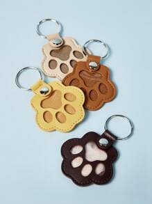 PETSIN Pet Lost Hair Storage Keychain, Cat And Dog Hair Storage Bag, Leather Pet Hair Charm Bag