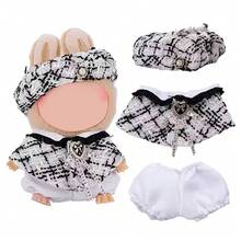 (仅服装) 新款 17cm 第一代/第二代/第三代娃娃可爱女士服装套装 - 彩色 - 查看 4