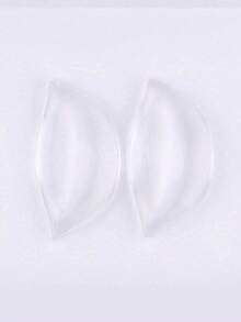 2 件无缝硅胶胸垫，加厚隐形支撑胸罩衬垫，适用于内衣，完美搭配泳装和胸罩配饰，柔软舒适，非常适合居家、户外和运动装