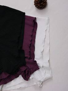 3条装女士舒适荷叶边平角内裤