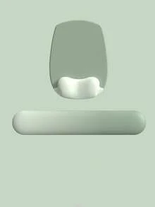 Mouse Pad With Wrist Rest, Comfortable Memory Foam Wrist Rest, Suitable For Computer Keyboard, Mouse Silicone Wrist Pad, Ergonomic Mouse Pad Set, Easy To Type And Relieve Pain, Simple And Thick Anti-Slip Computer Hand Pad