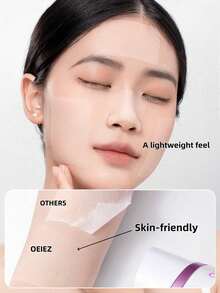 OEIEZ 500/1200片装卸妆棉，用于面部护理、卸妆、卸指甲油和清洁面部，适合所有肤质，一次性美容湿巾，无纺布面部清洁湿巾