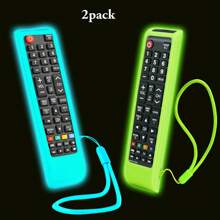 1 pièce Étui de protection pour télécommande de télévision intelligente, s'adapte aux modèles BN59-01199F, BN59-01301A, BN59-01315A, Housse de remplacement universelle en silicone antidérapante avec cordon, qui brille dans le noir, avec plusieurs couleurs