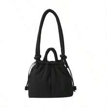New Korean Fashion Fabric Shoulder Bag Soft Crossbody Bag Mini Tote Purses For Women Underarm Bags Handbags And Purses - Multicolor - View 17