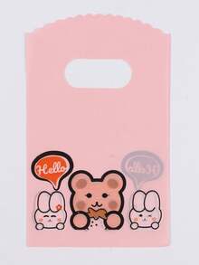 50pcs Gift Packaging Bags, Cartoon Holiday Jewelry Pouches - Multicolor - View 16