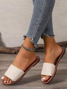 新款时尚H型女士拖鞋，休闲风格，罗马风格一脚蹬拖鞋，舒适的黑色，米色和棕色，低跟和浮雕图案，沙漠钥匙法国高端平底拖鞋，亮片和厚底，沙滩鞋，与新款仙女风格一脚蹬拖鞋完美搭配，适合约会，室内和室外使用，具有除臭和防滑功能，鳄鱼纹拖鞋带有金属装饰和平底，一脚蹬夏季时尚拖鞋。