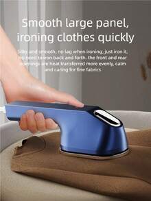 Portable Hand-Held Steam Iron For Home Use; Small, Convenient, And Versatile Dry And Wet Ironing Device - UK Plug(220-240V) - View 2