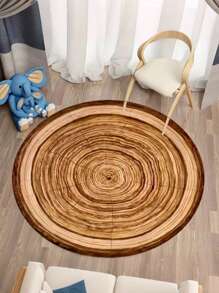 1 buc. Covor vintage cu aspect de lemn artificial (material de catifea, model imprimat), covoraș decorativ lavabil, potrivit pentru sufragerie, dormitor, decor pentru casă, primăvară/vară, Ziua Mamei, cadou de absolvire, covor pentru sufragerie, covor decorativ, decor pentru dormitor, covor mic, covor, decor pentru casă, covor pentru sufragerie